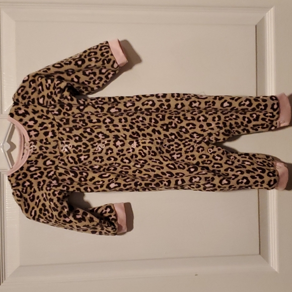 Carter's Girls 2-pc Animal Print Fleece Hooded PJ Outfit - Size 12 Months - Picture 9 of 12